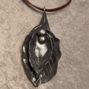 Grey - Sacred Yoni Divine Feminine Pendant