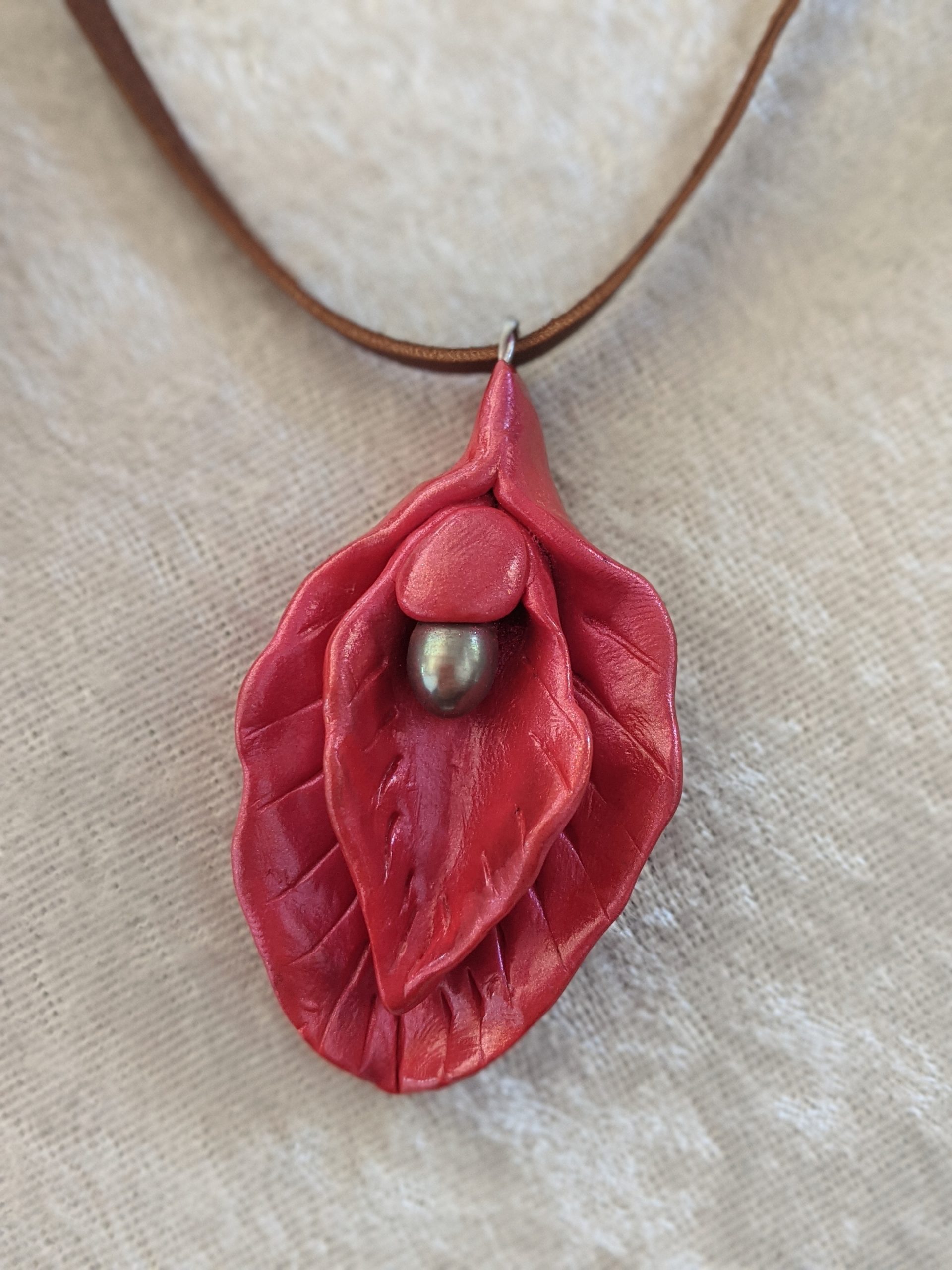 Pink - Sacred Yoni Divine Feminine Pendant - Image 5