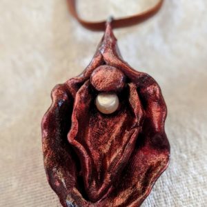 Bronze - Sacred Yoni Divine Feminine Pendant