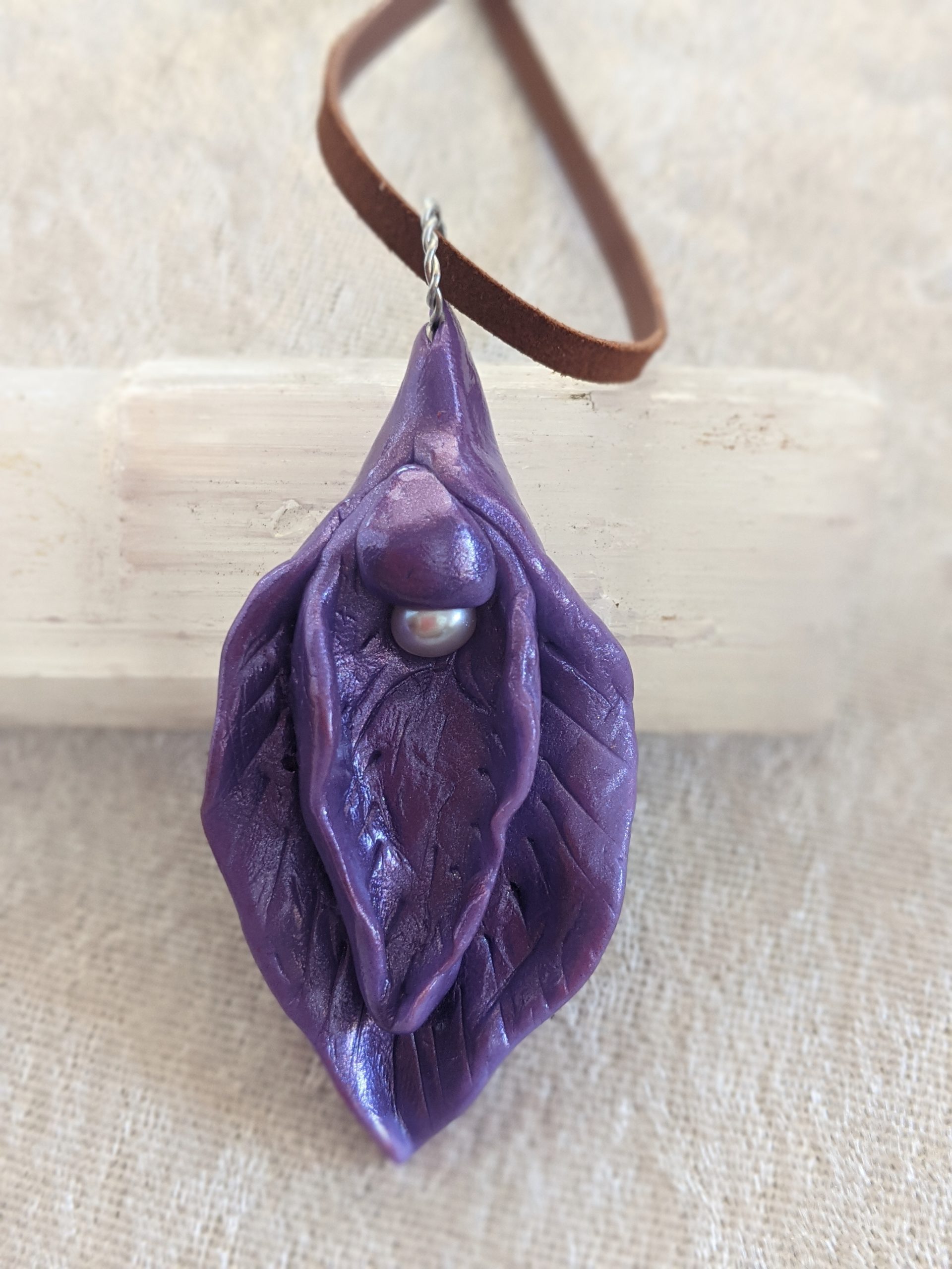 Purple - Sacred Yoni Divine Feminine Pendant - Image 2
