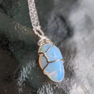 Sterling Silver Opalite Necklace