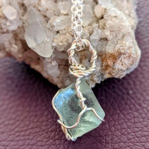 Sterling Silver Fluorite Necklace