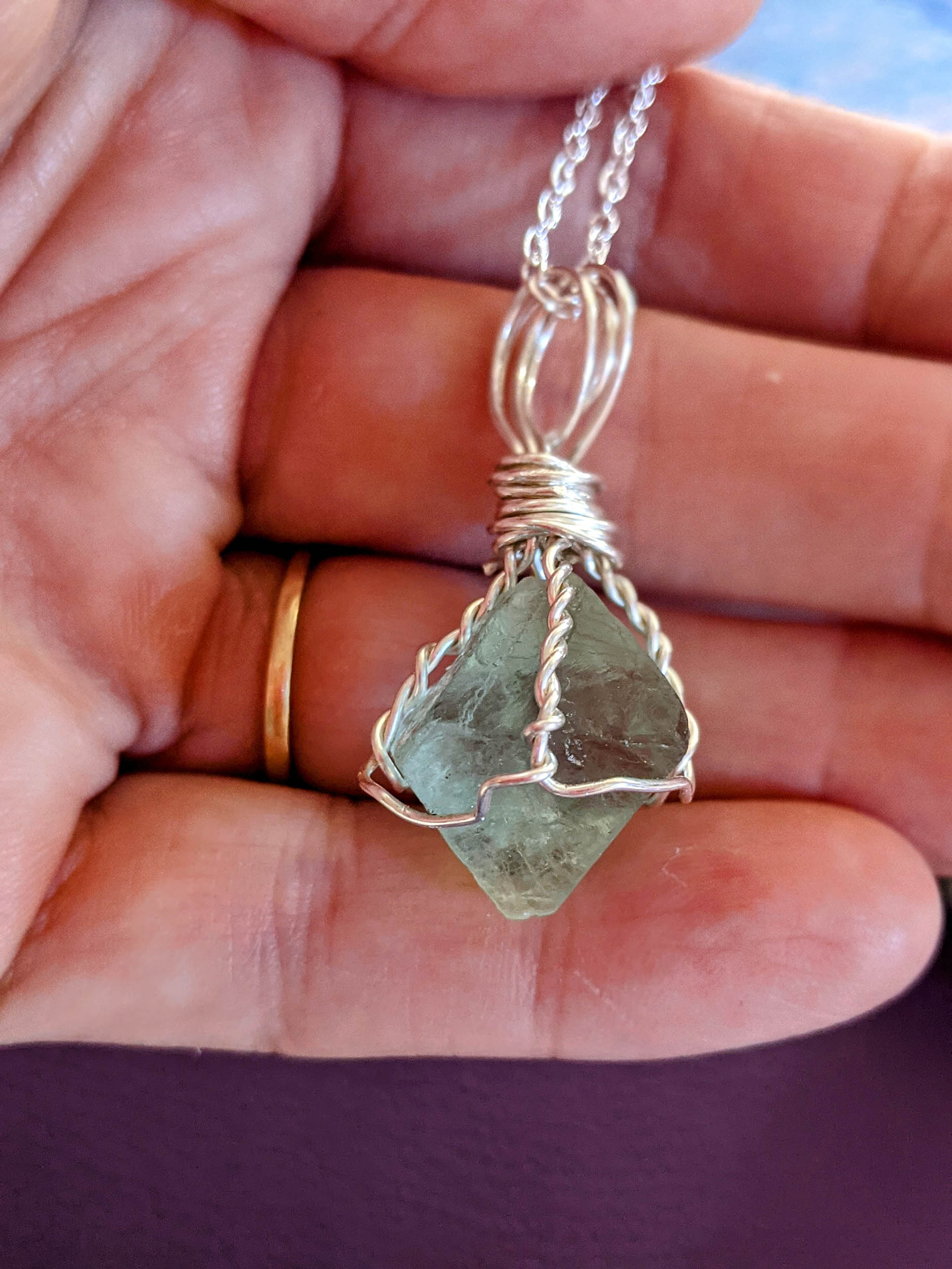 Sterling Silver Fluorite Necklace - Image 5