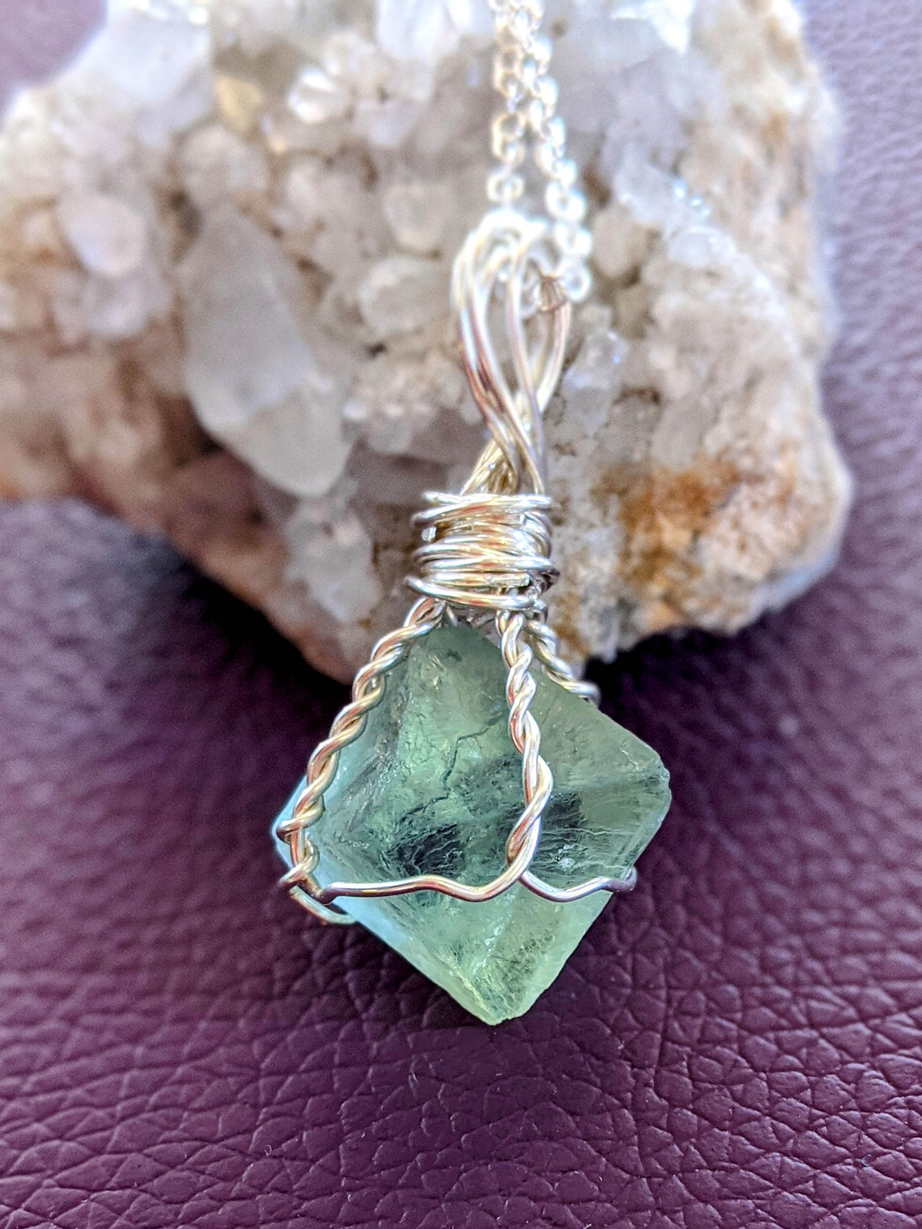 Sterling Silver Fluorite Necklace - Image 4