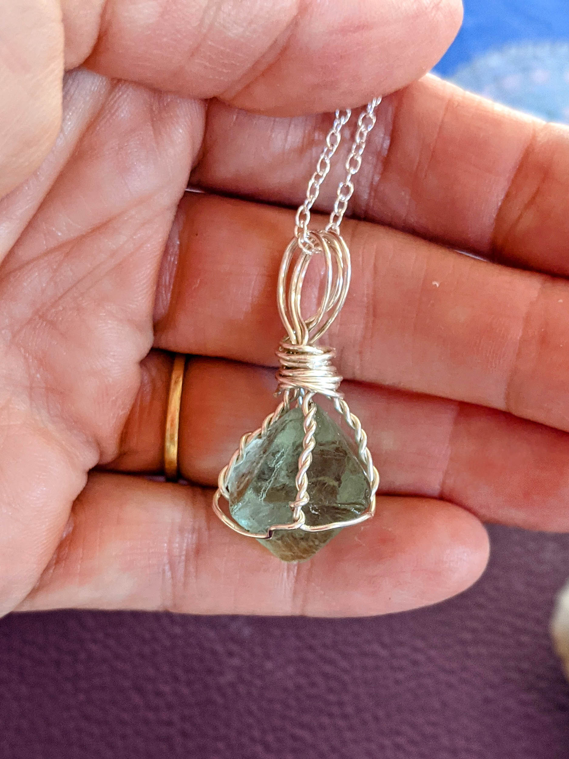 Sterling Silver Fluorite Necklace - Image 7