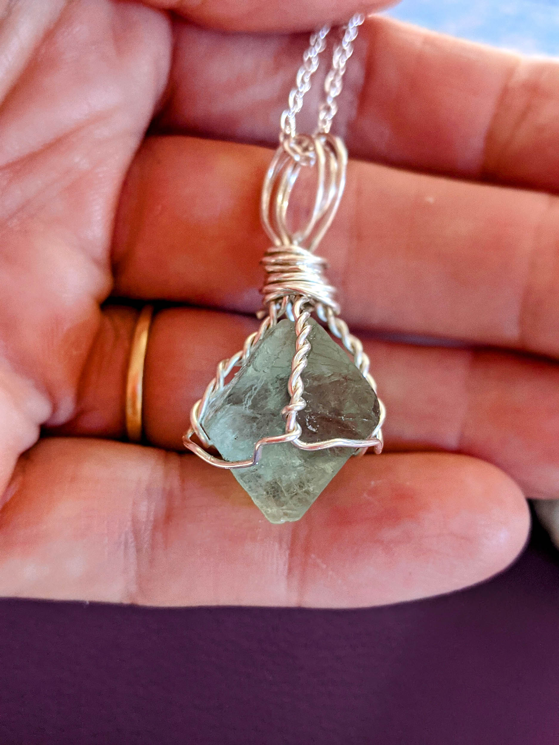 Sterling Silver Fluorite Necklace - Image 6