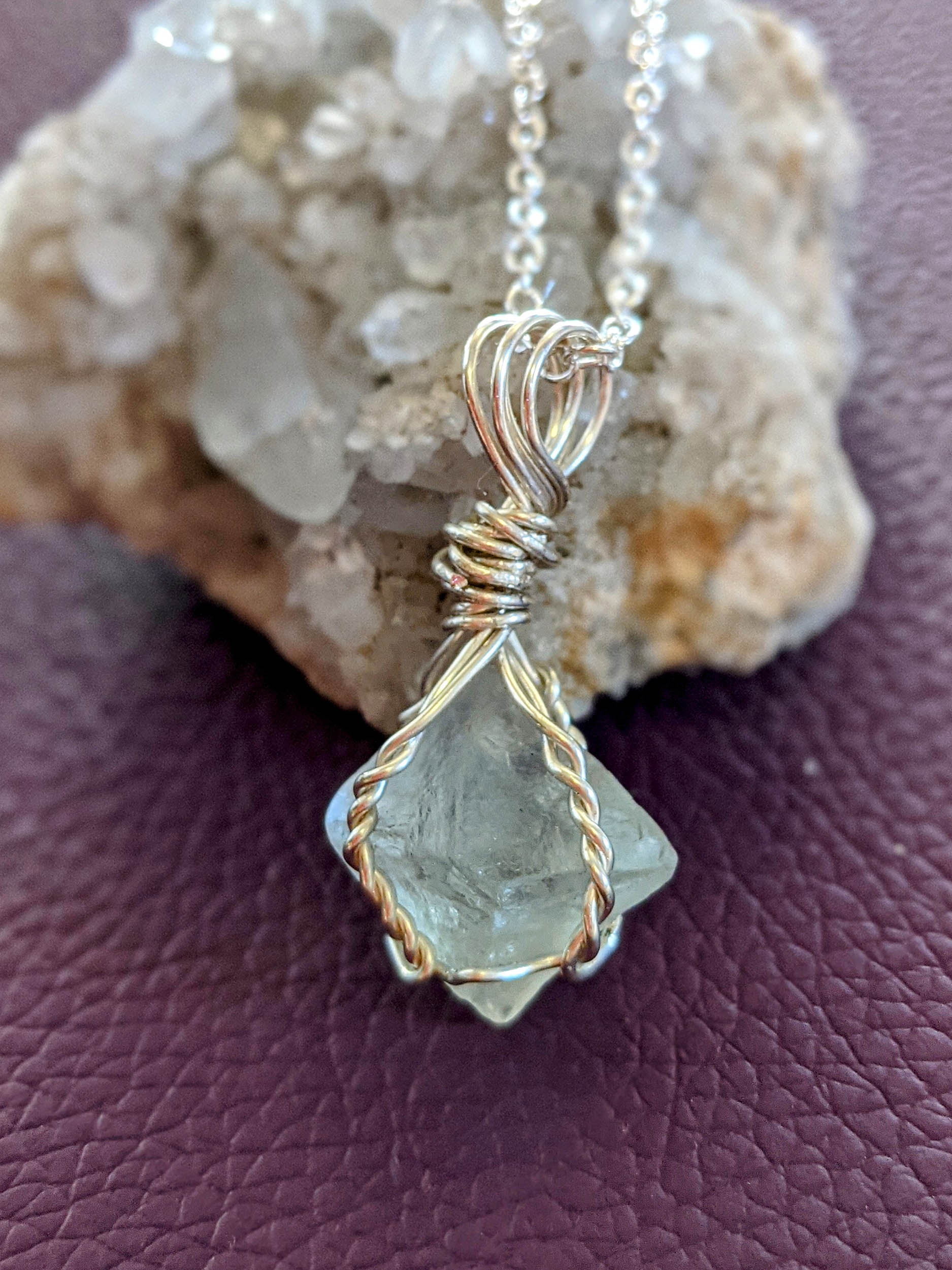Sterling Silver Fluorite Necklace - Image 6