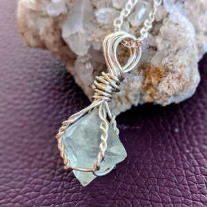 Sterling Silver Fluorite Necklace