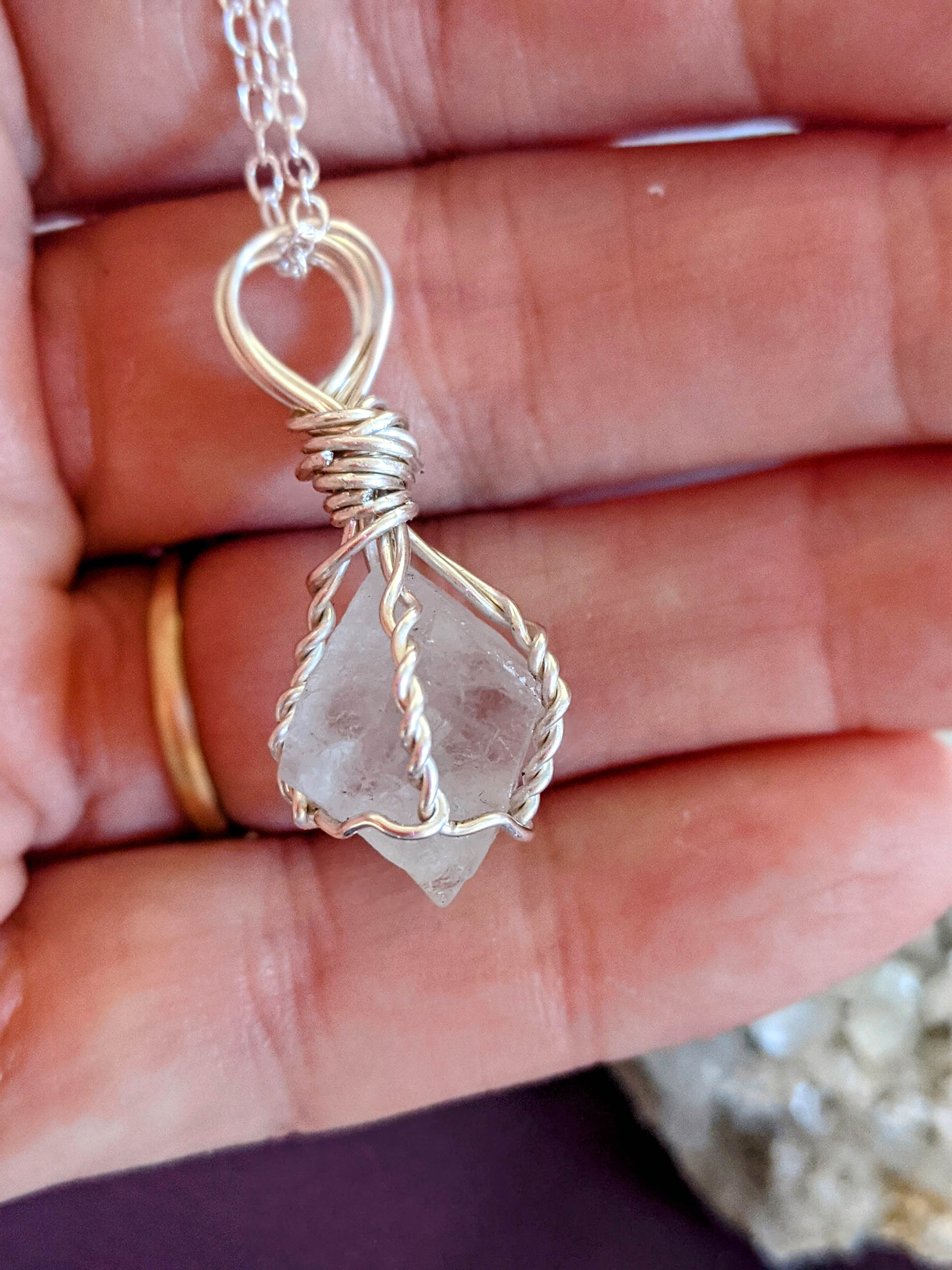 Sterling Silver Fluorite Necklace - Image 4