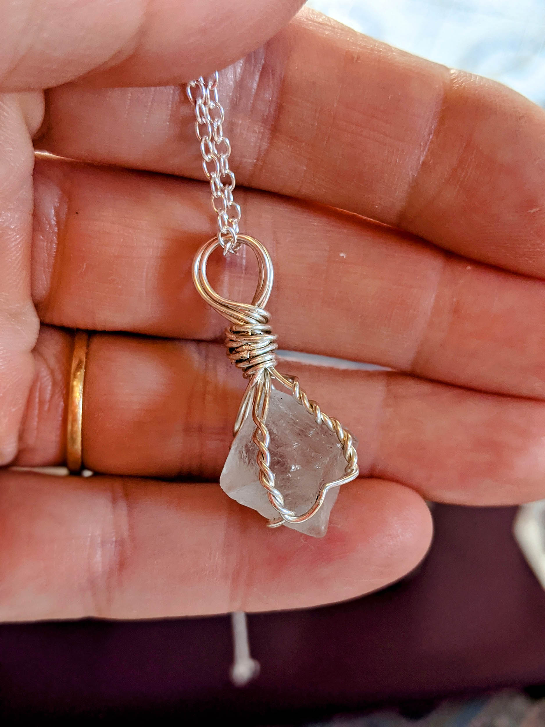 Sterling Silver Fluorite Necklace - Image 3