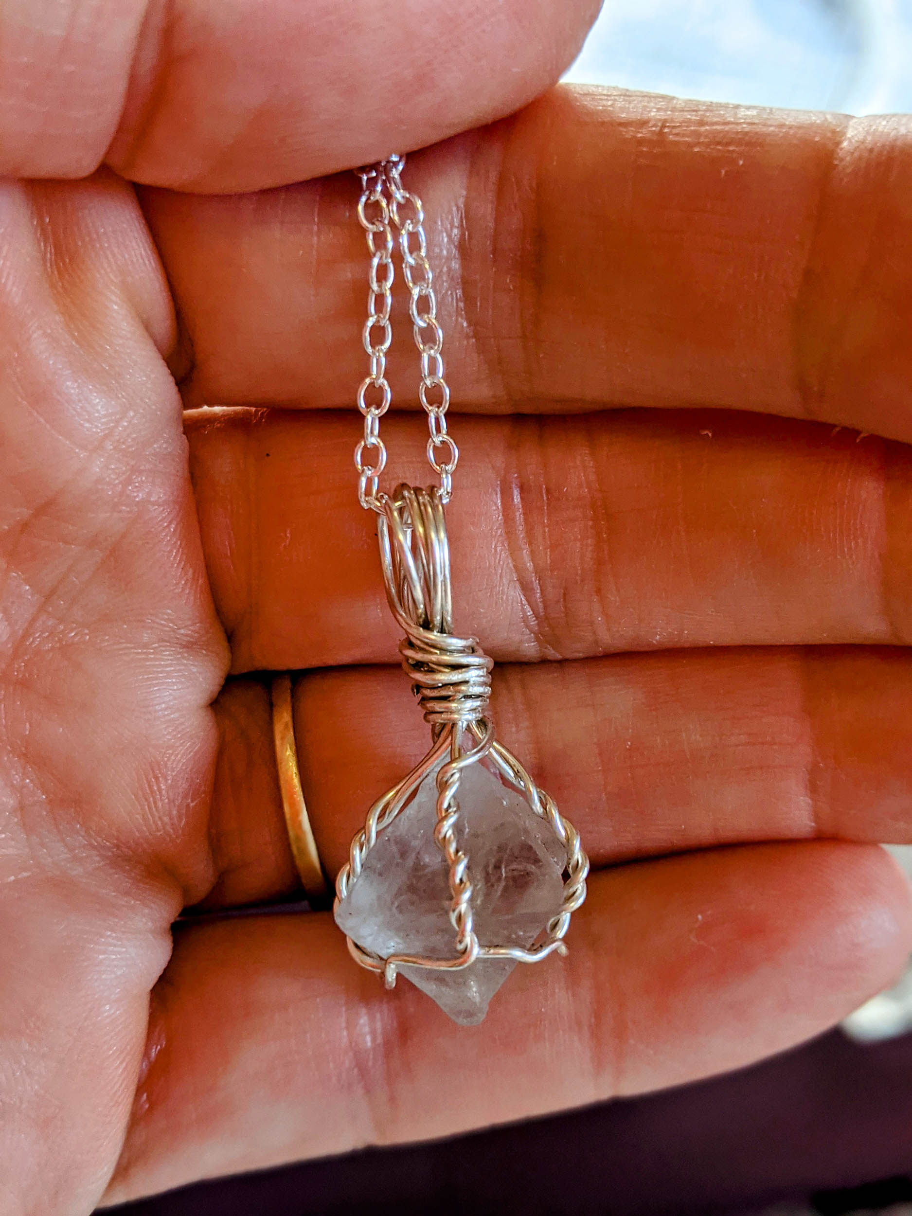Sterling Silver Fluorite Necklace - Image 2