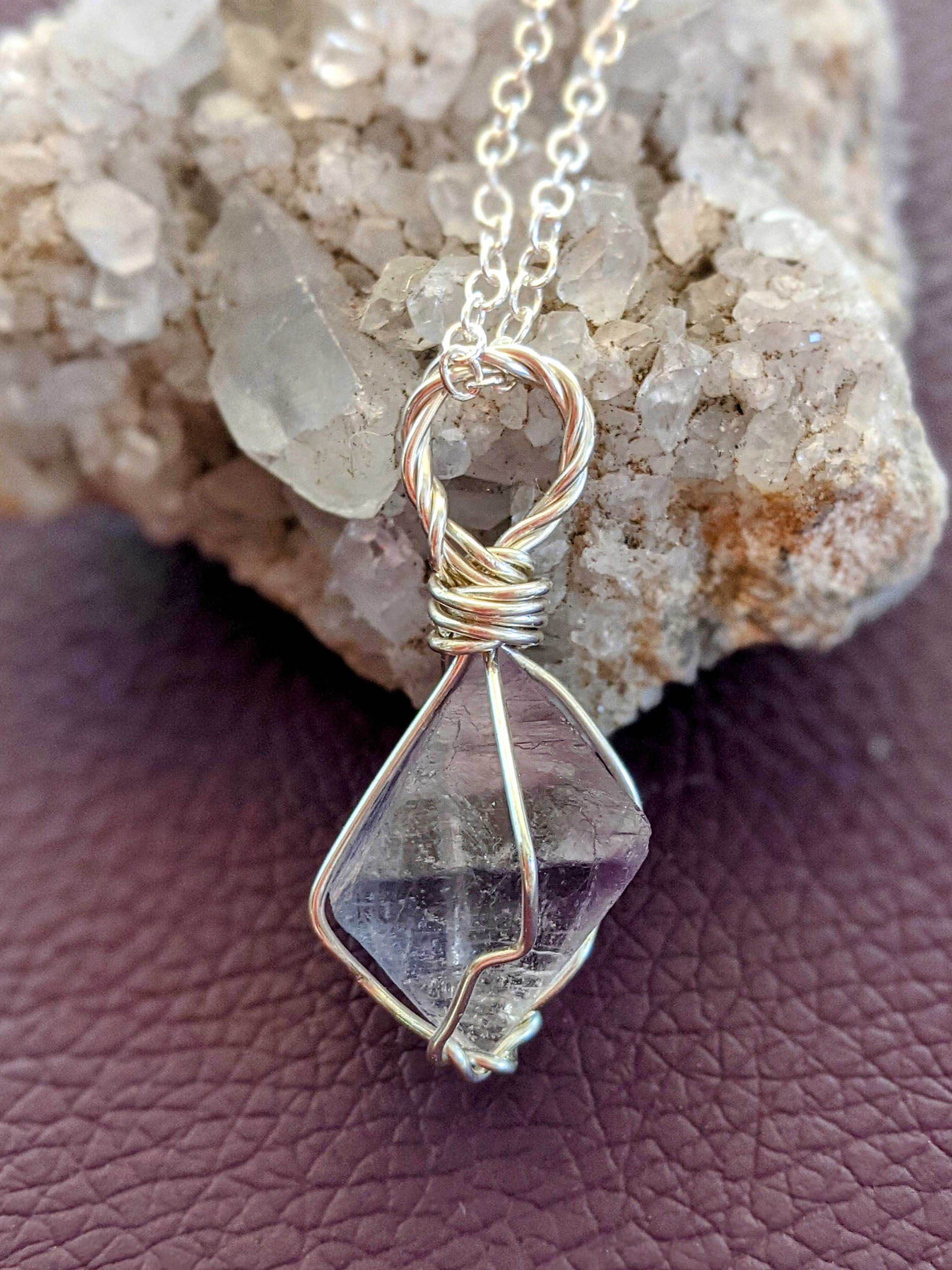 Sterling Silver Fluorite Necklace - Image 3