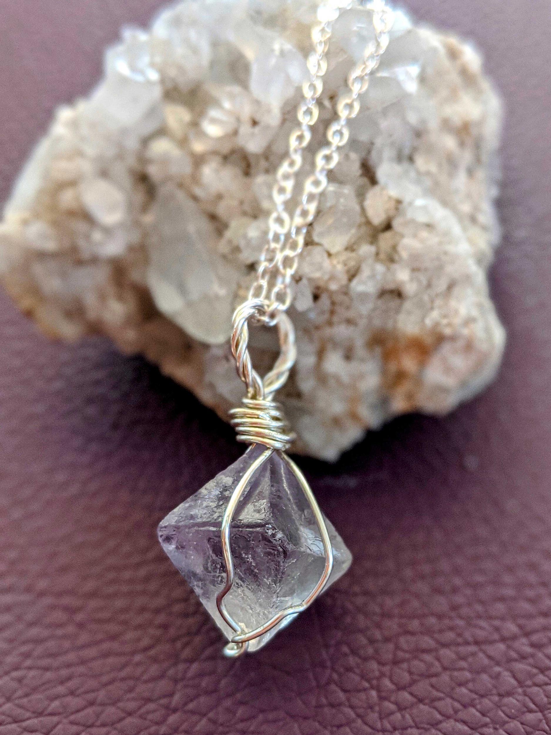 Sterling Silver Fluorite Necklace - Image 4