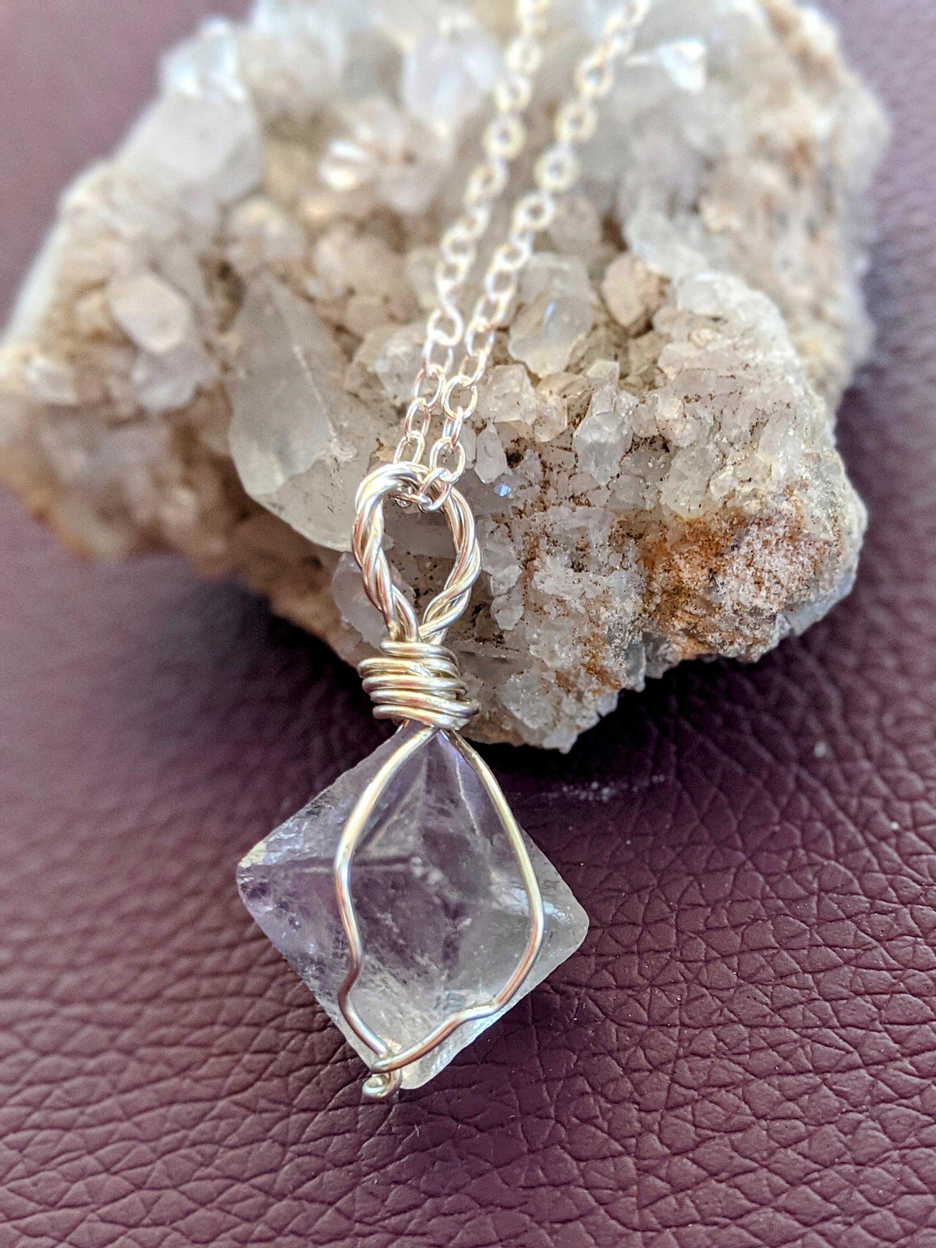 Sterling Silver Fluorite Necklace - Image 5
