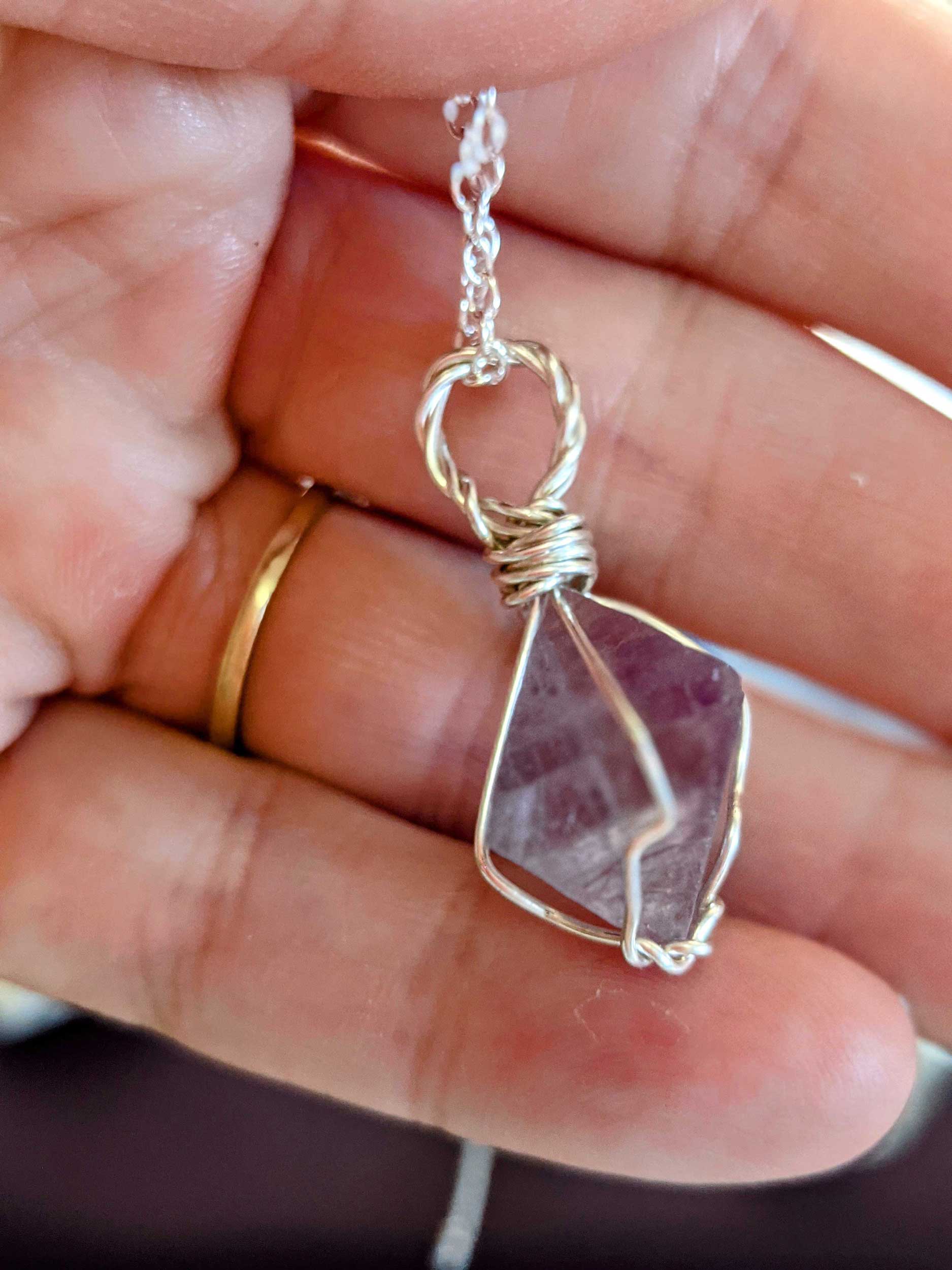 Sterling Silver Fluorite Necklace - Image 6