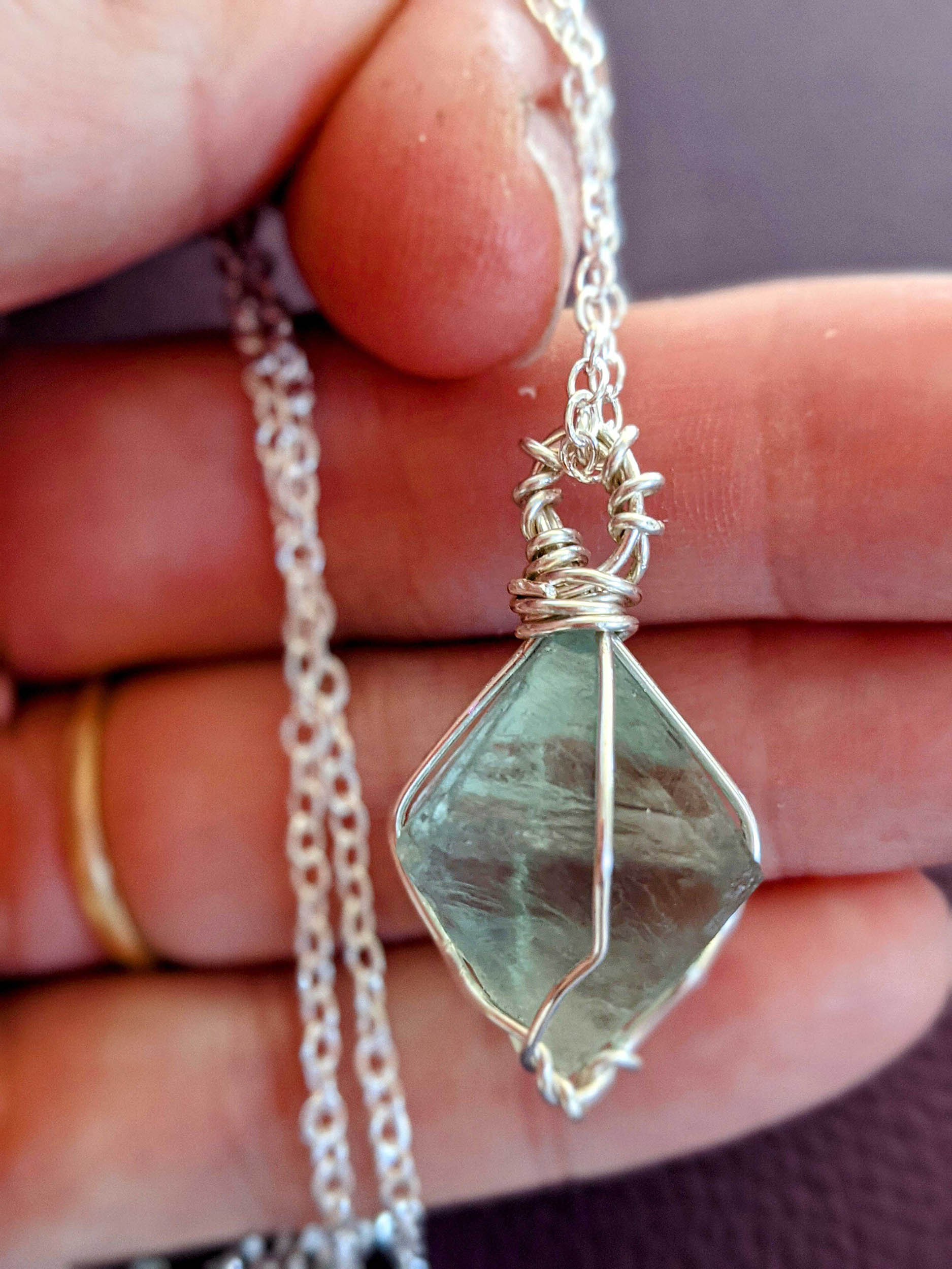Sterling Silver Fluorite Necklace - Image 7