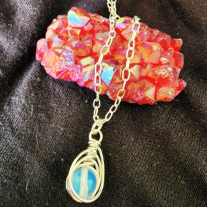 Sterling Silver Opalite Necklace