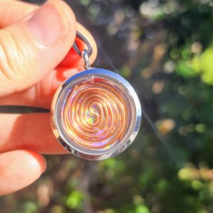 Silver Colour Frequency Imprinted Energy Jewellery