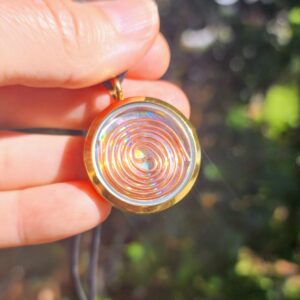 Gold Colour Frequency Imprinted Energy Jewellery
